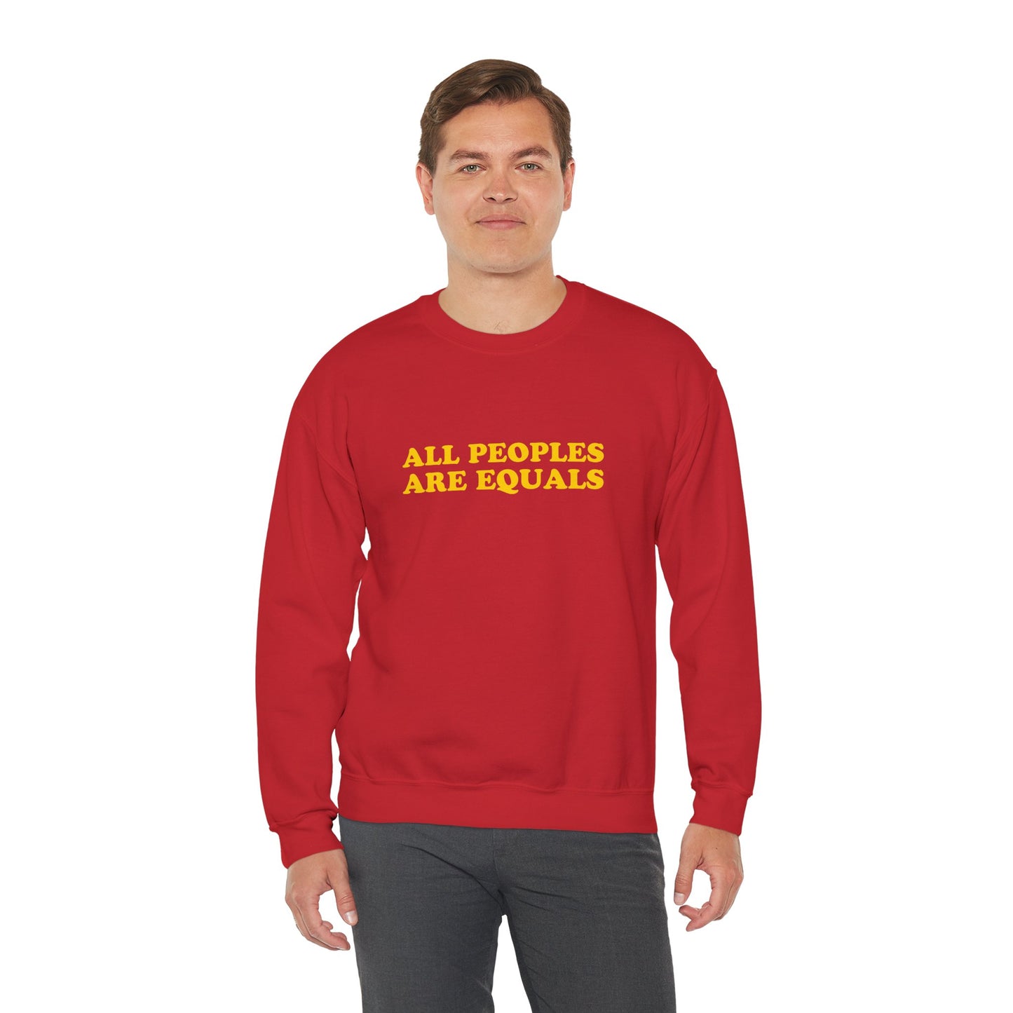All Peoples Are Equals Adult Sweatshirt (multicolors)