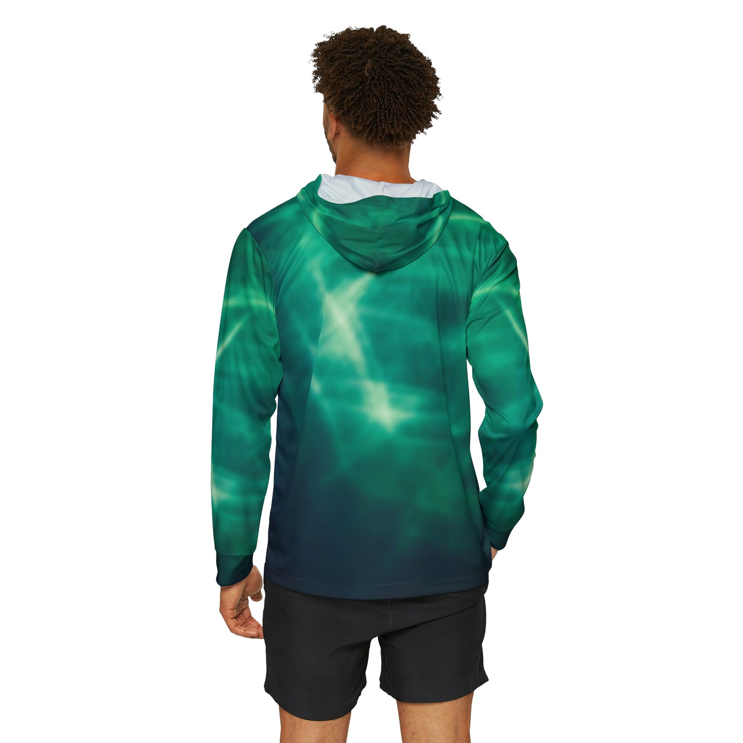 Electric Green Light Men's Performance Hoodie