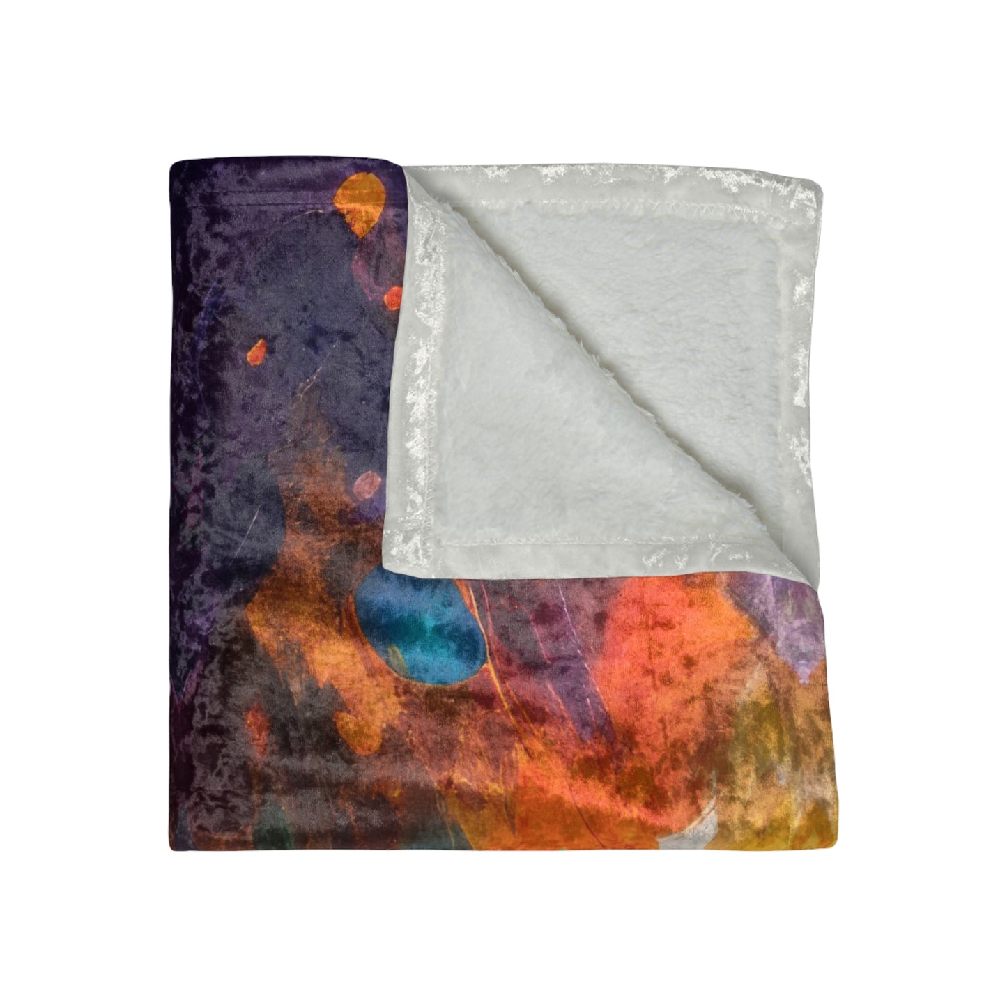 Dog Star Rises Crushed Velvet Blanket