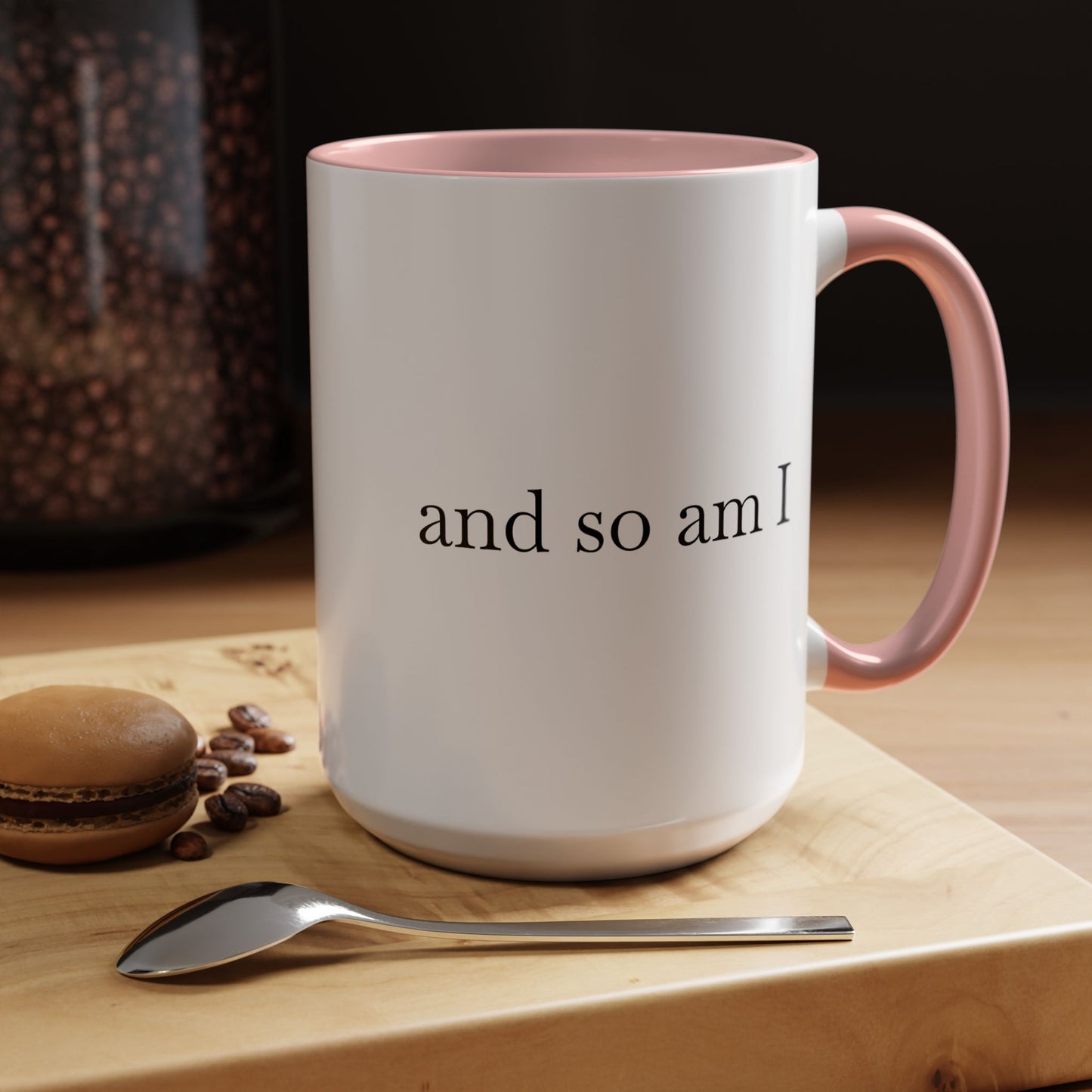 Spicy Karma Colorful Handle Ceramic Mug (11, 15oz)