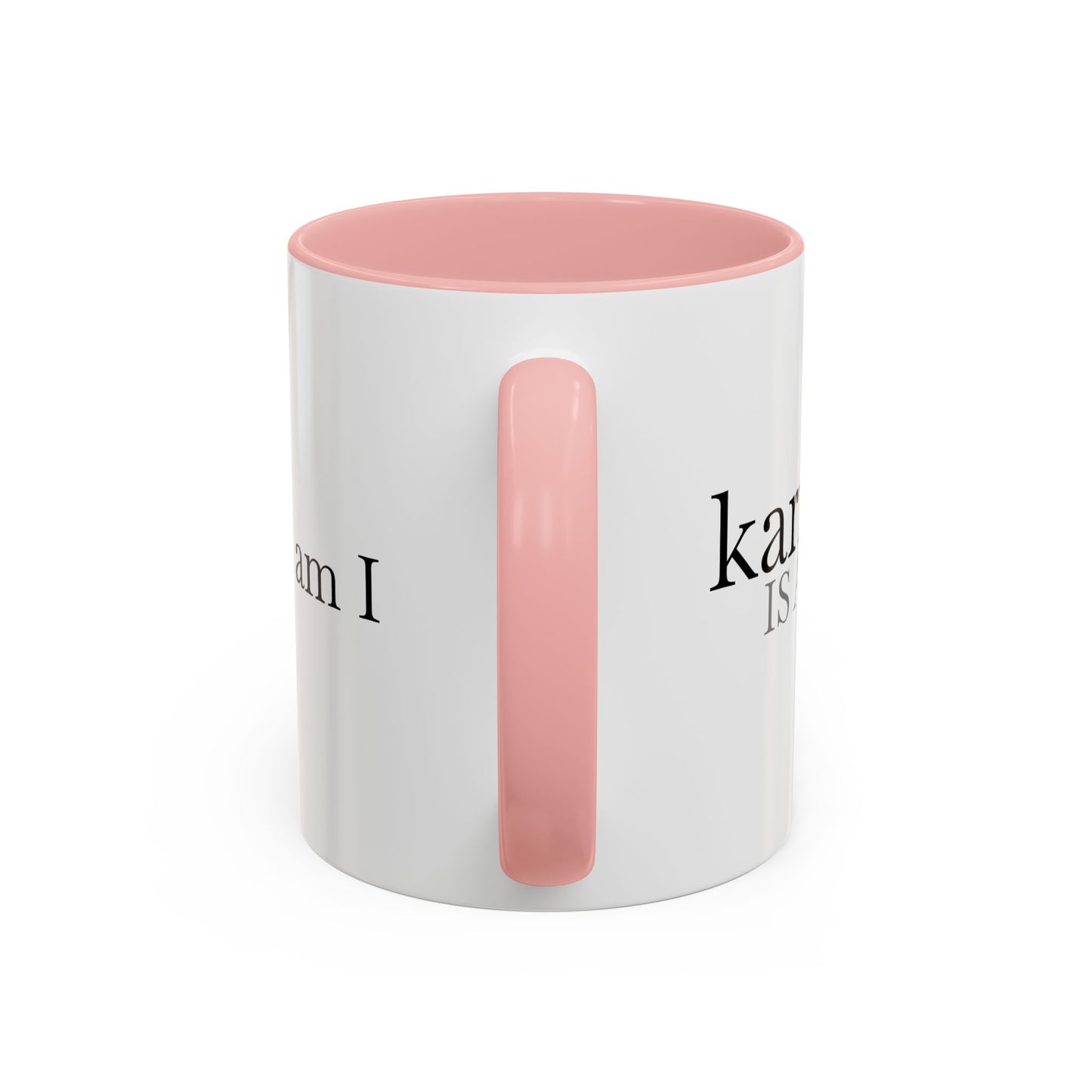 Spicy Karma Colorful Handle Ceramic Mug (11, 15oz)