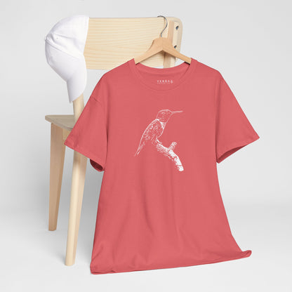 Hummingbird Adult 100% Cotton T-Shirt (Multicolors)