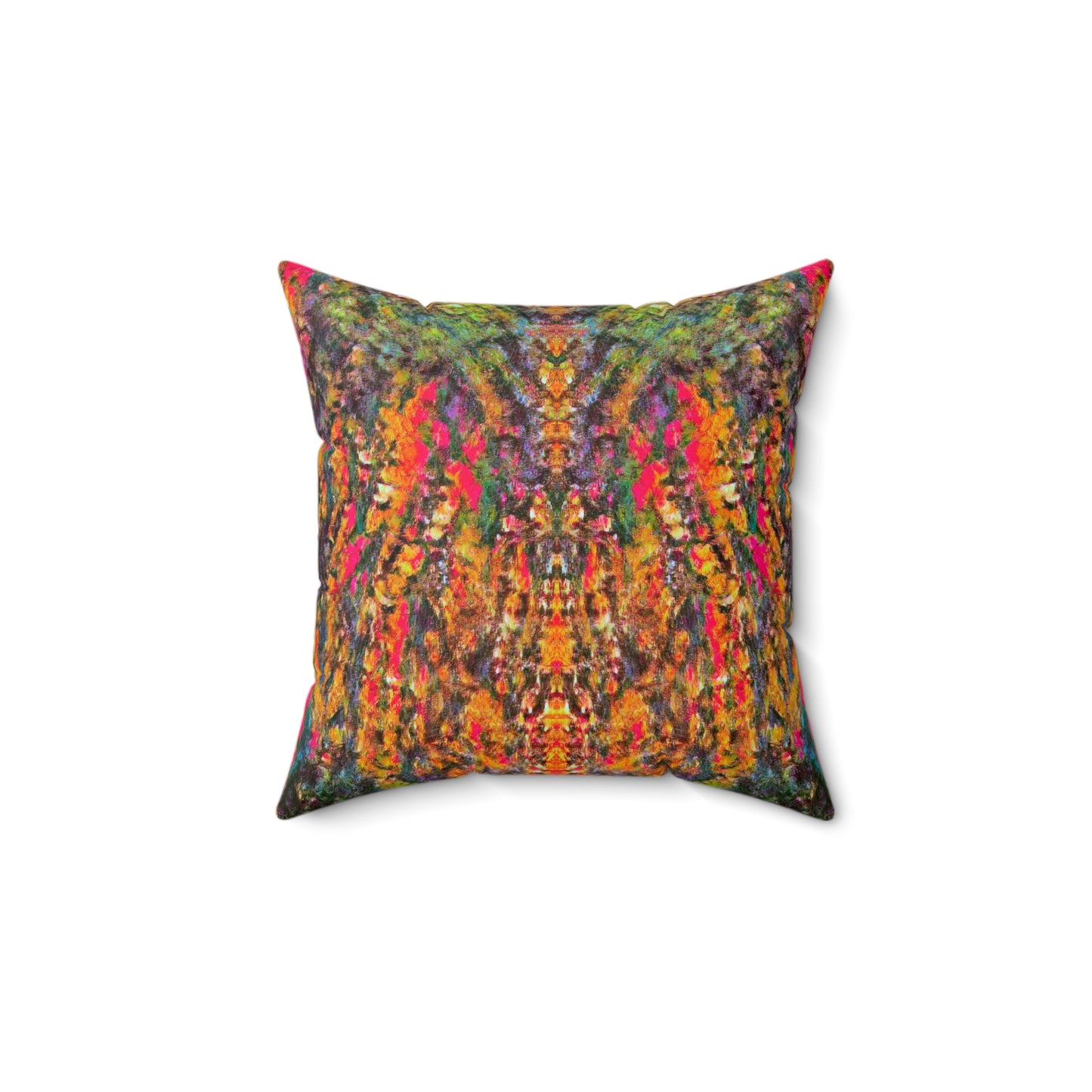 Brazen Colors Faux Suede Throw Pillow