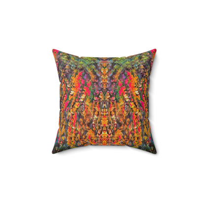 Brazen Colors Faux Suede Throw Pillow