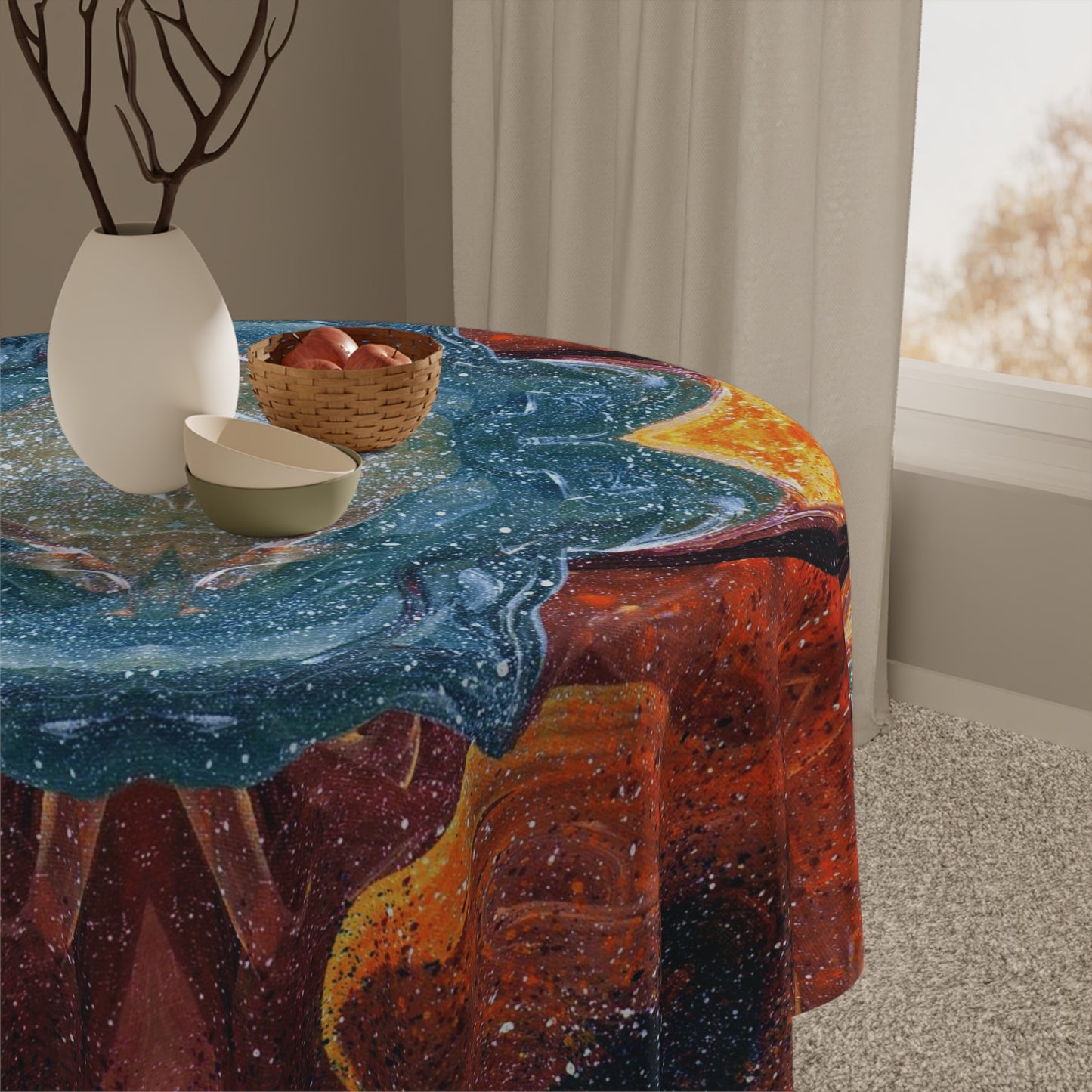 Cosmic Cell Division 55-inch Square Tablecloth