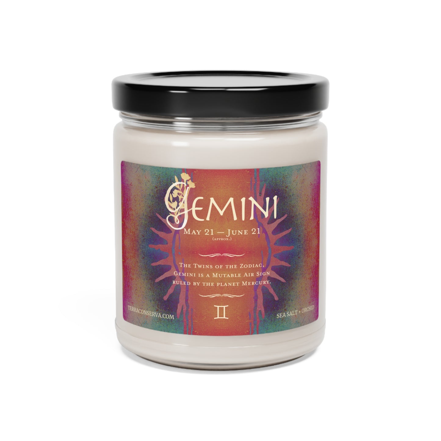 Gemini Zodiac Vibes 9oz Soy Candle, 5 scents