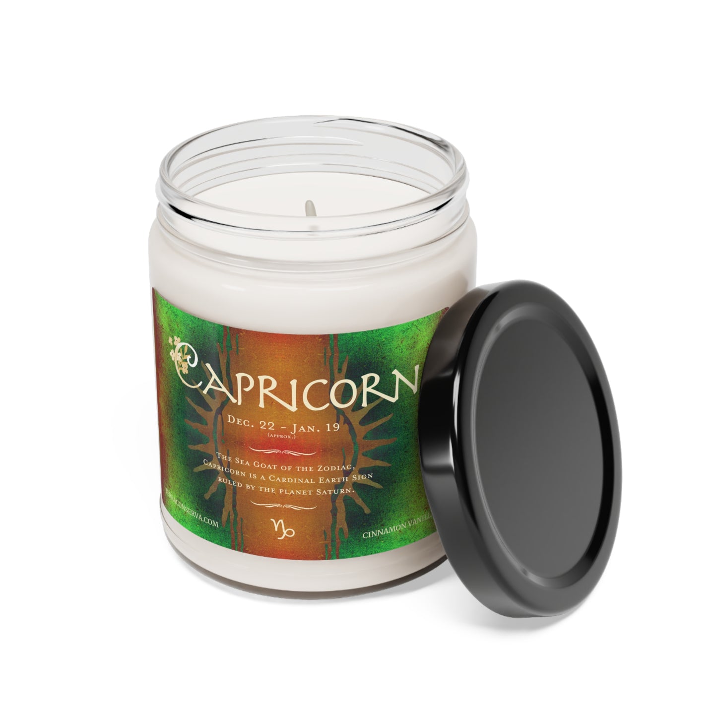 Capricorn Zodiac Vibes 9oz Soy Candle, 5 scents