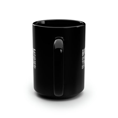 No One Ever Reached Their Dream By Giving Up 15oz Black Mug