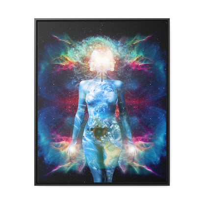 21st Century Gaia Framed Canvas Print