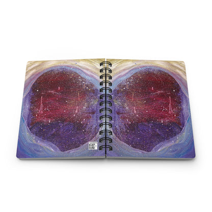 Plato's Cave Painting Spiral-Bound Lined Notebook
