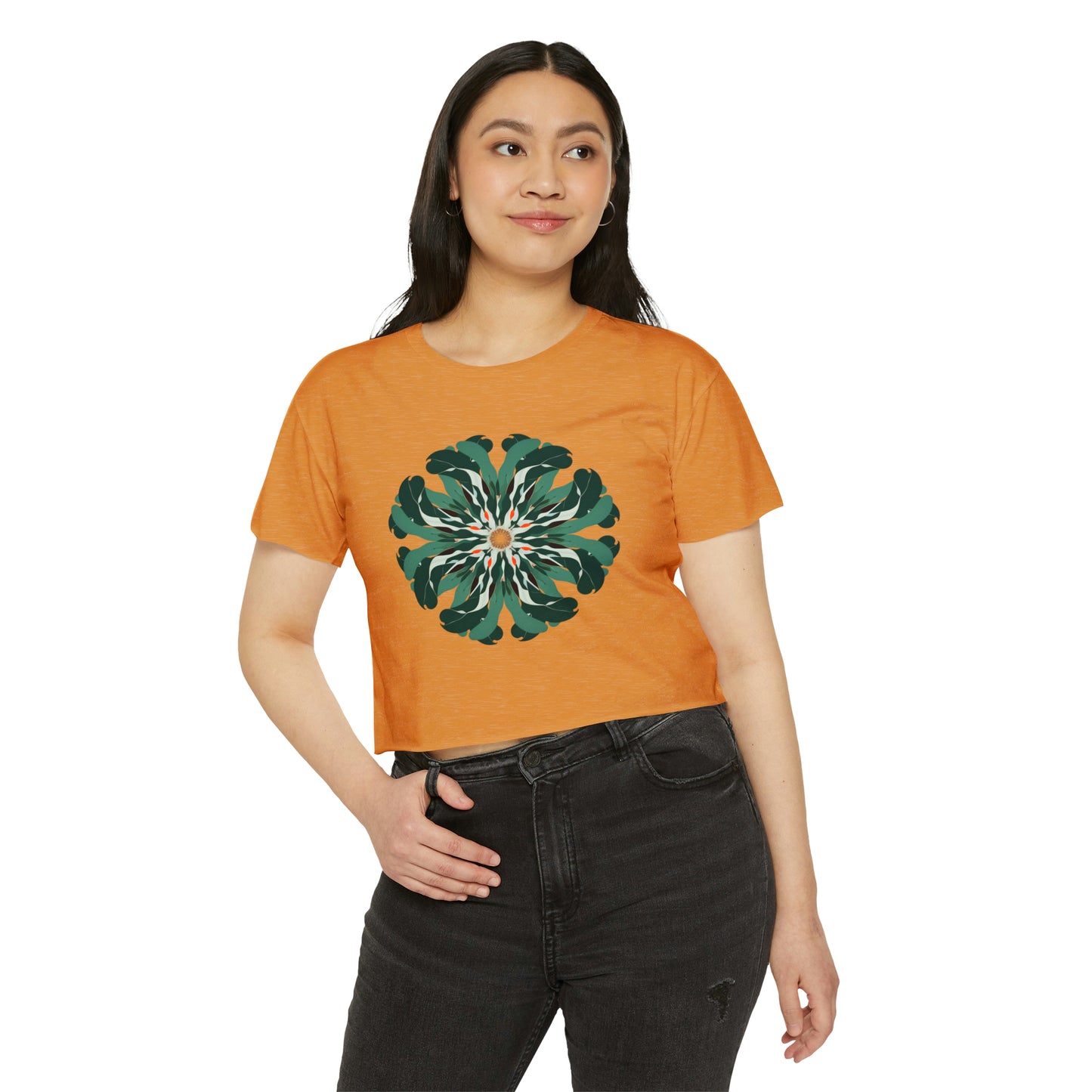 Fractals of Nature Women's Crop Top