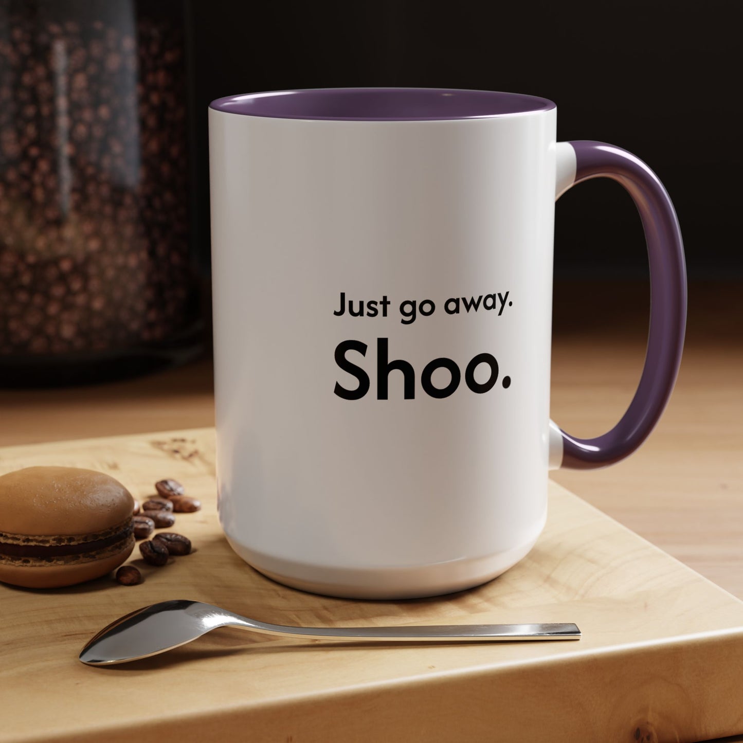 Not Today | Just Go Away Colorful Ceramic Mug (11, 15oz)