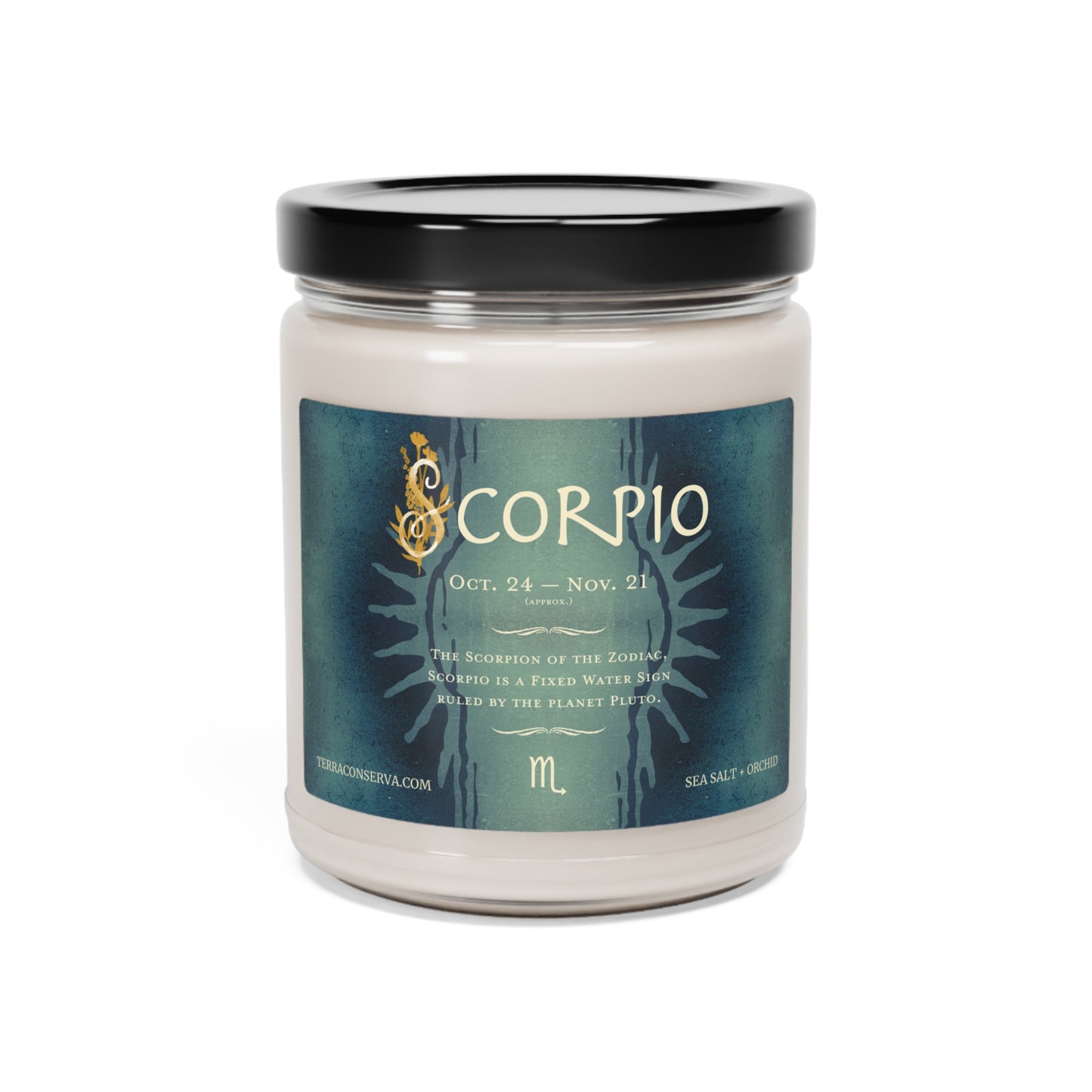 Scorpio Zodiac Vibes 9oz Soy Candle, 5 scents