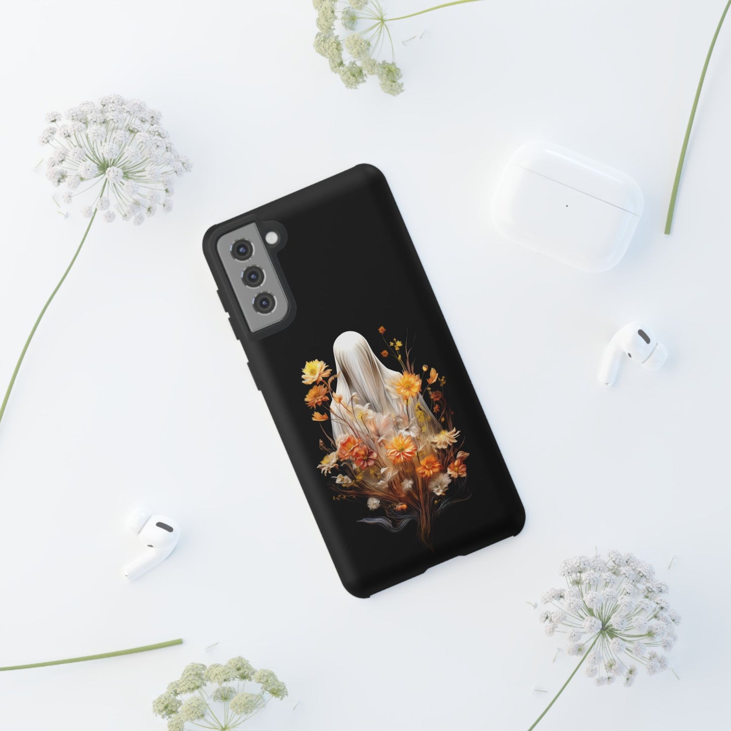 Halloween Garden Haunting Tough Phone Case for iPhone, Samsung, Pixel