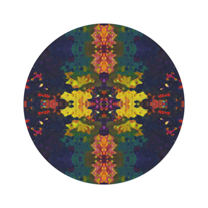 Equinox Symmetry Round Rug