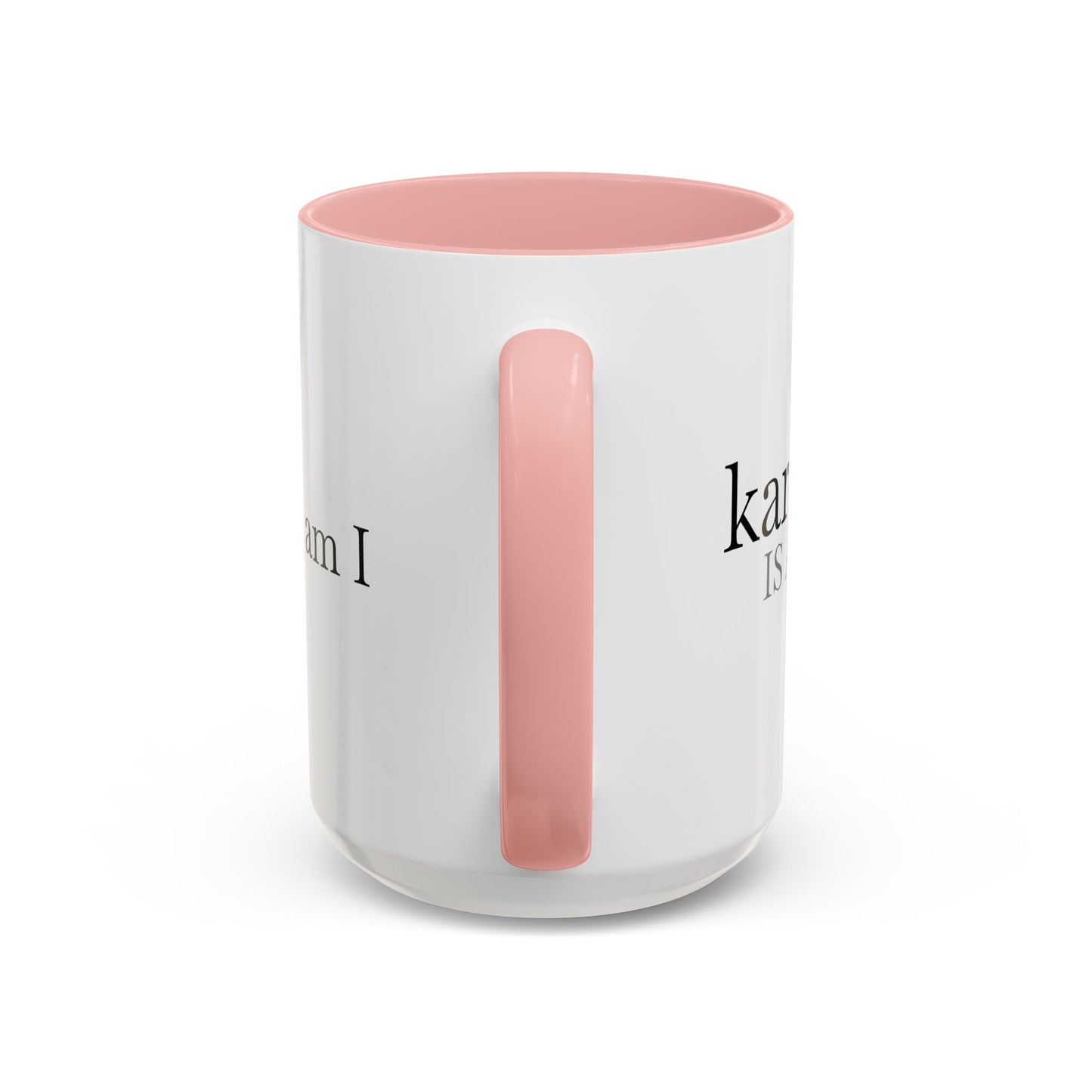 Spicy Karma Colorful Handle Ceramic Mug (11, 15oz)