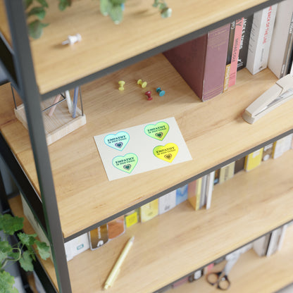 Empathy Is Non-Toxic Holographic Vinyl Stickers (multi sizes)