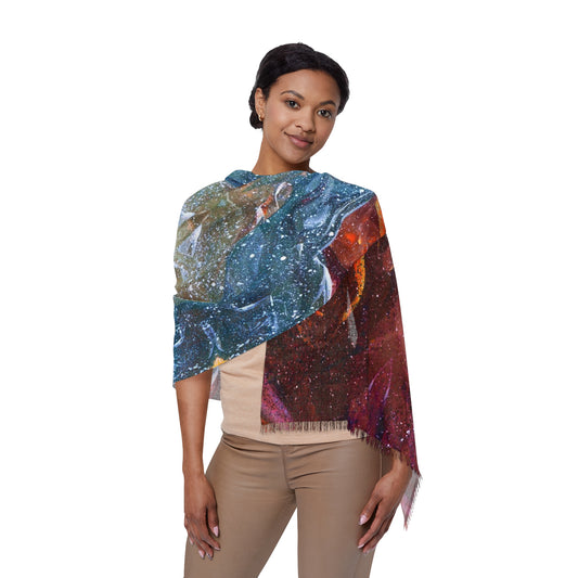 Cosmic Cell Division Fashion Scarf Wrap