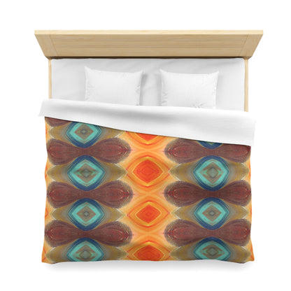 Flow of Magnetism Woven Duvet Cover