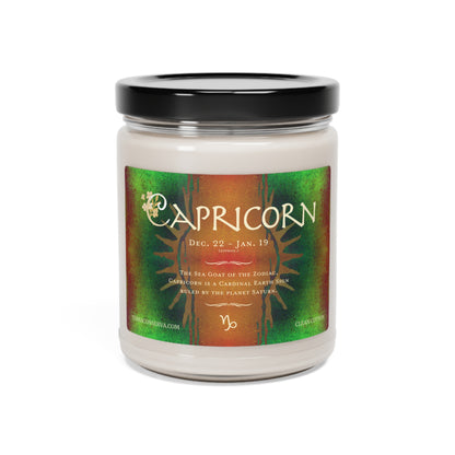 Capricorn Zodiac Vibes 9oz Soy Candle, 5 scents