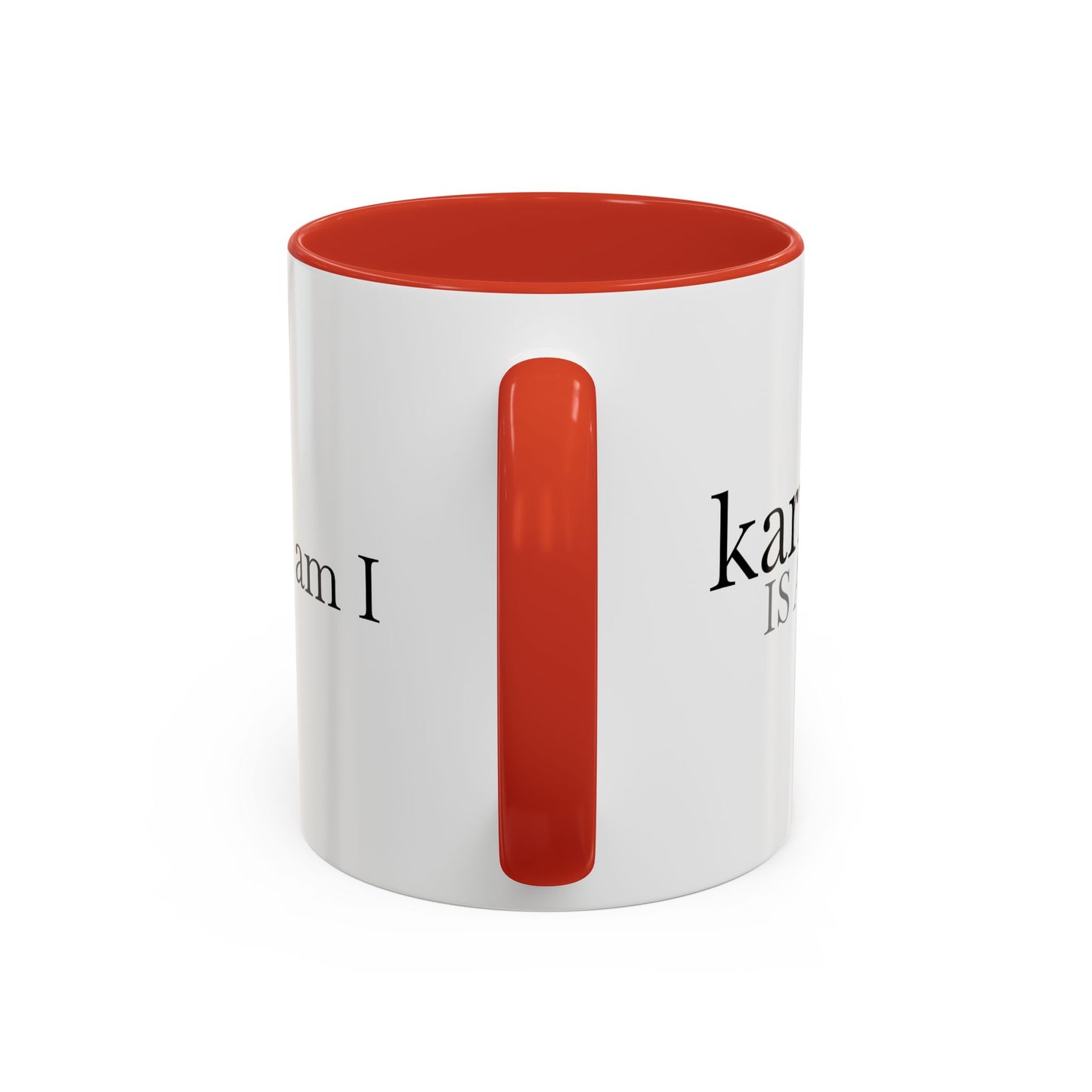 Spicy Karma Colorful Handle Ceramic Mug (11, 15oz)