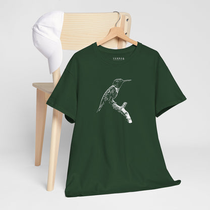 Hummingbird Adult 100% Cotton T-Shirt (Multicolors)