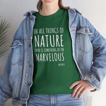 Marvelous Nature Adult 100% Cotton T-Shirt