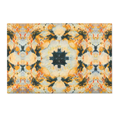 Guardians of the Light Abstract Art Indoor Rug