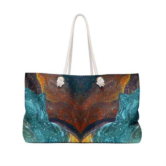 The Symmetry of Life Art Weekender Bag