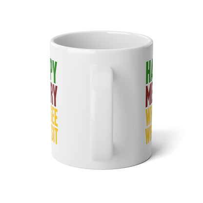 Happy Merry Whosee Whatsit Jumbo Mug, 20oz