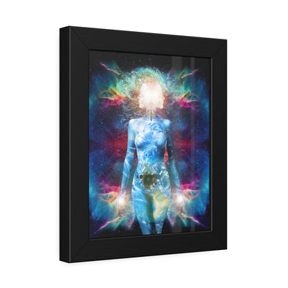 21st Century Gaia Framed Print | Surreal Art