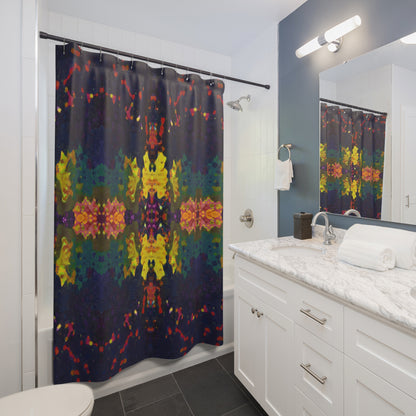 Equinox Abstract Art Shower Curtain