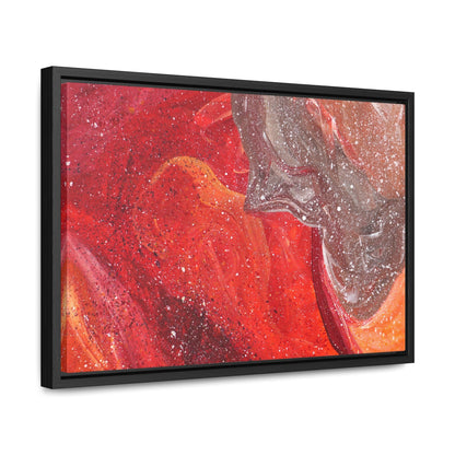 Waves of Creation Framed Canvas Print