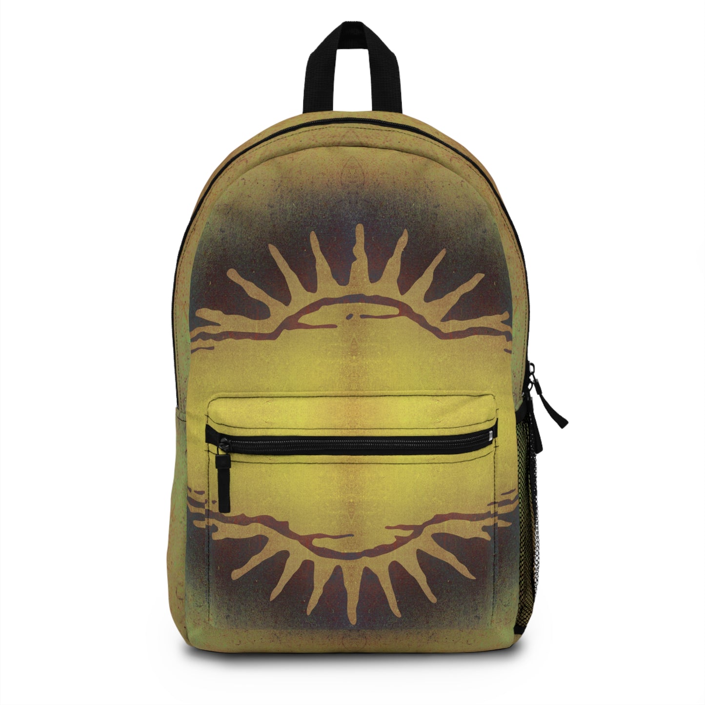 Airy Golden Sun Water-Resistant School Backpack