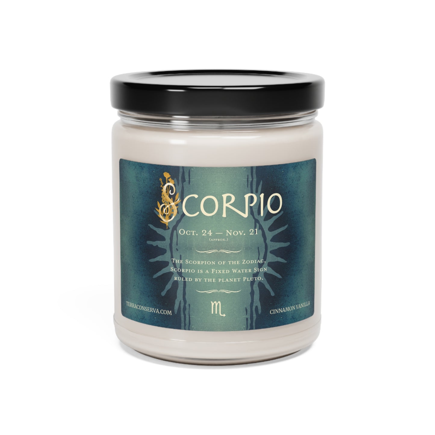 Scorpio Zodiac Vibes 9oz Soy Candle, 5 scents