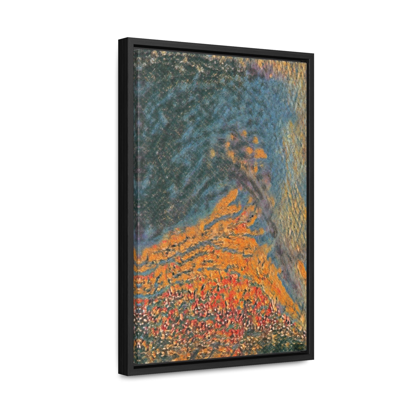 The Colors of Sunset Framed Canvas Print