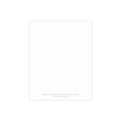 Aquamobile Taxi Service Blank Card Bundles (w/envelopes)