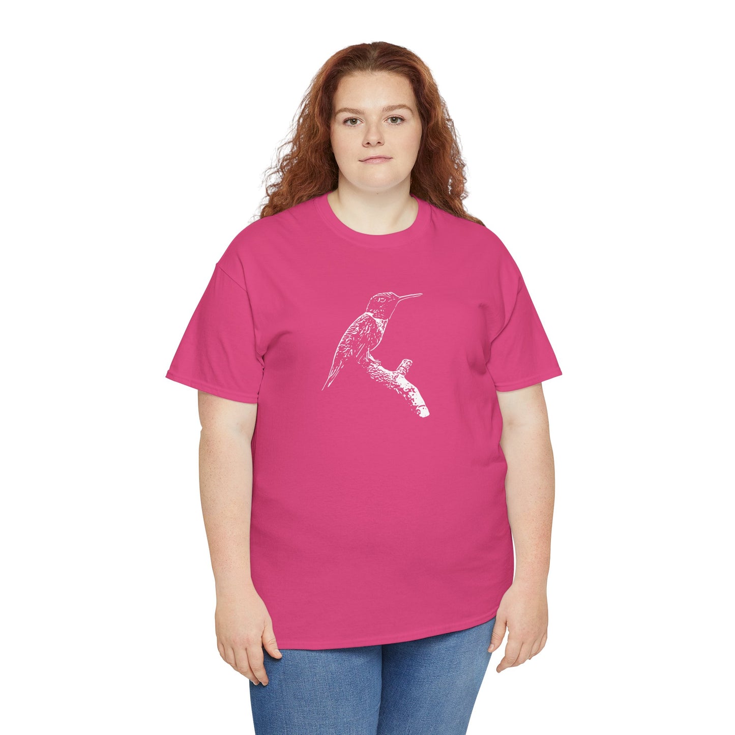 Hummingbird Adult 100% Cotton T-Shirt (Multicolors)