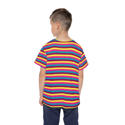 Pop Stripes Kids' Poly Tee