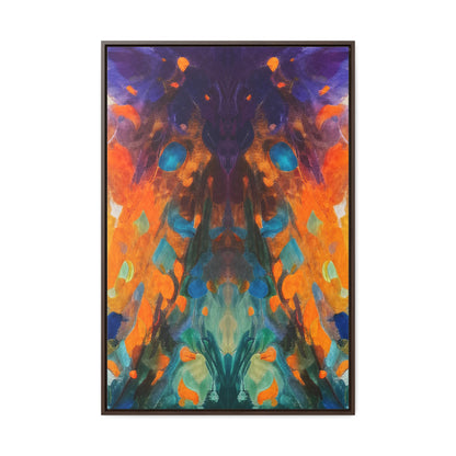 Dog Star Rises Framed Canvas Print