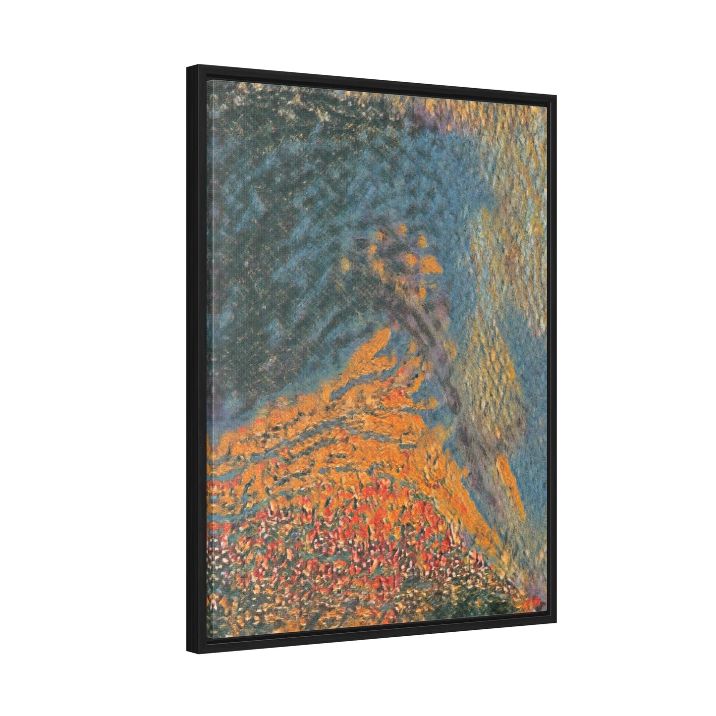 The Colors of Sunset Framed Canvas Print