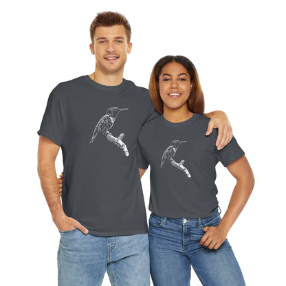 Hummingbird Adult 100% Cotton T-Shirt (Multicolors)