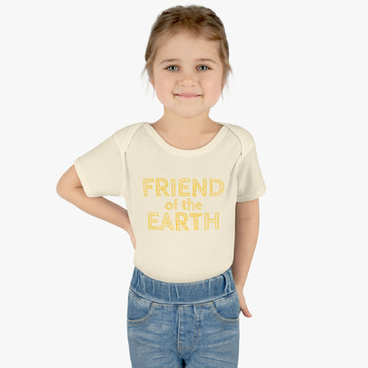 Friend of the Earth Baby Onesie 6M-18M (multicolors)