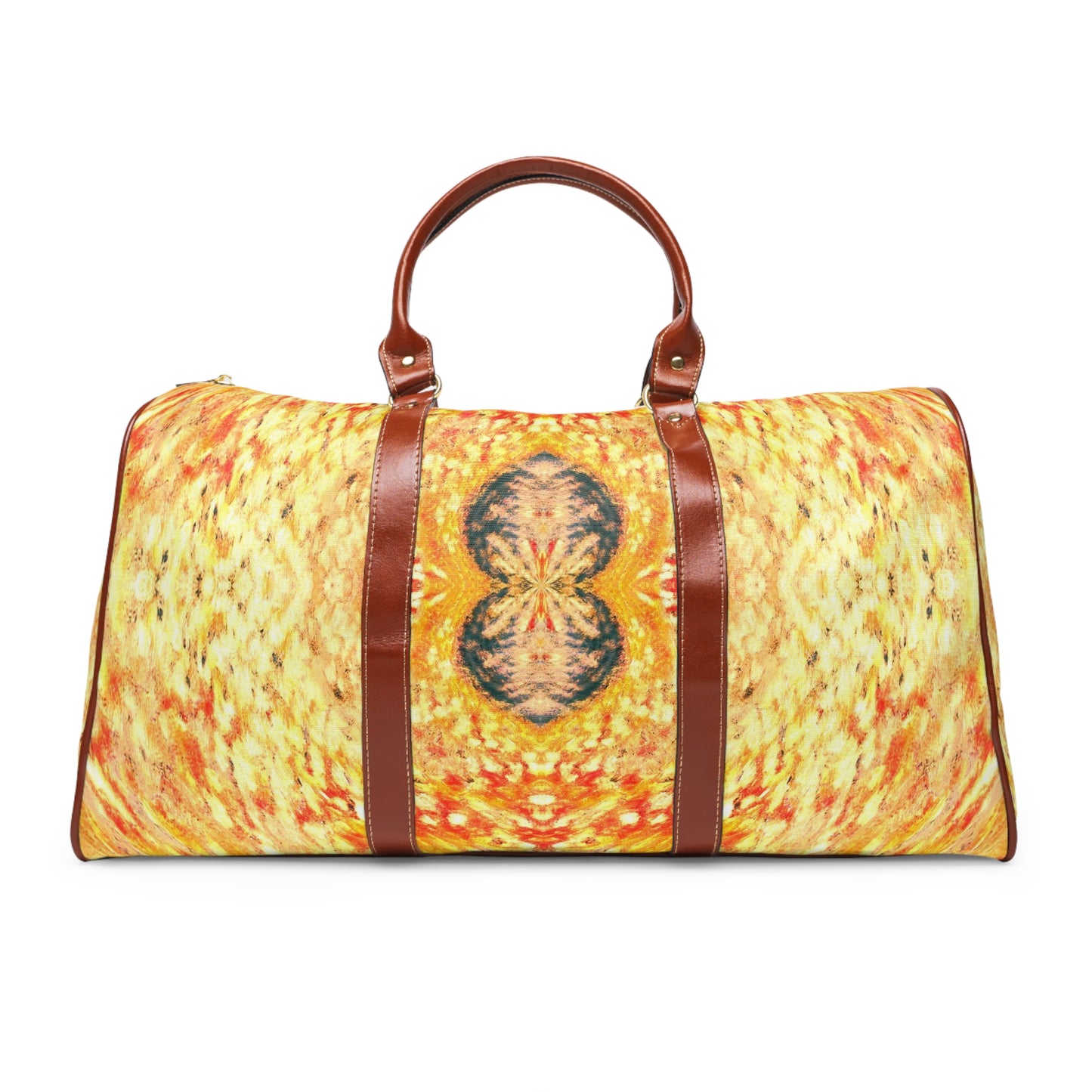 Fire Spirits Faux Leather Carry-On Luggage