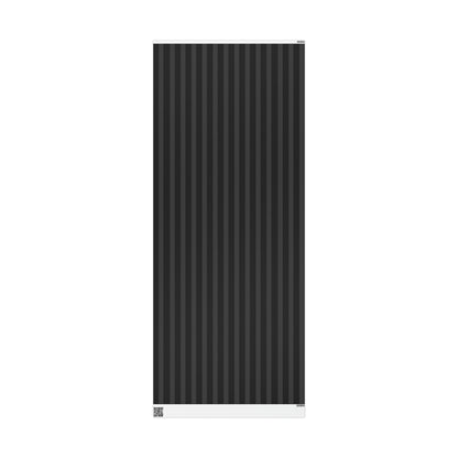 Black + Gray Stripes Wrapping Paper Roll (3 sizes)