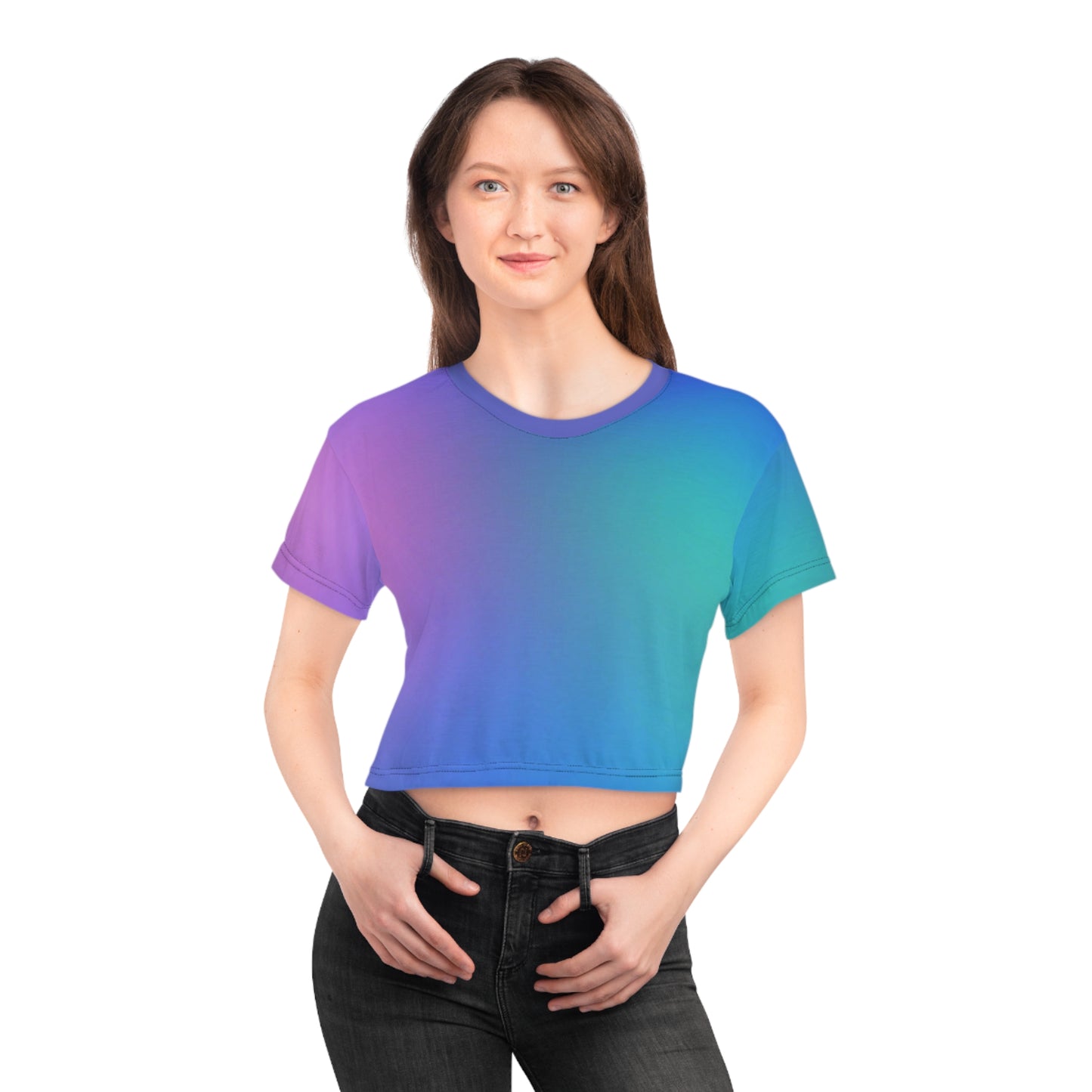 Magical Unicorn Tones Cropped Tee