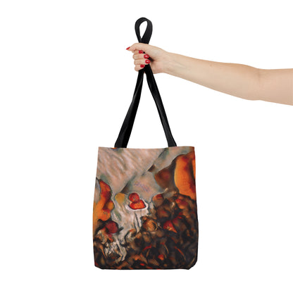 Burnt Umber Rocks Art Tote Bag