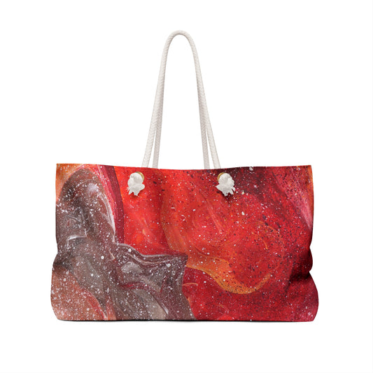 Waves of Creation Art Weekender Bag