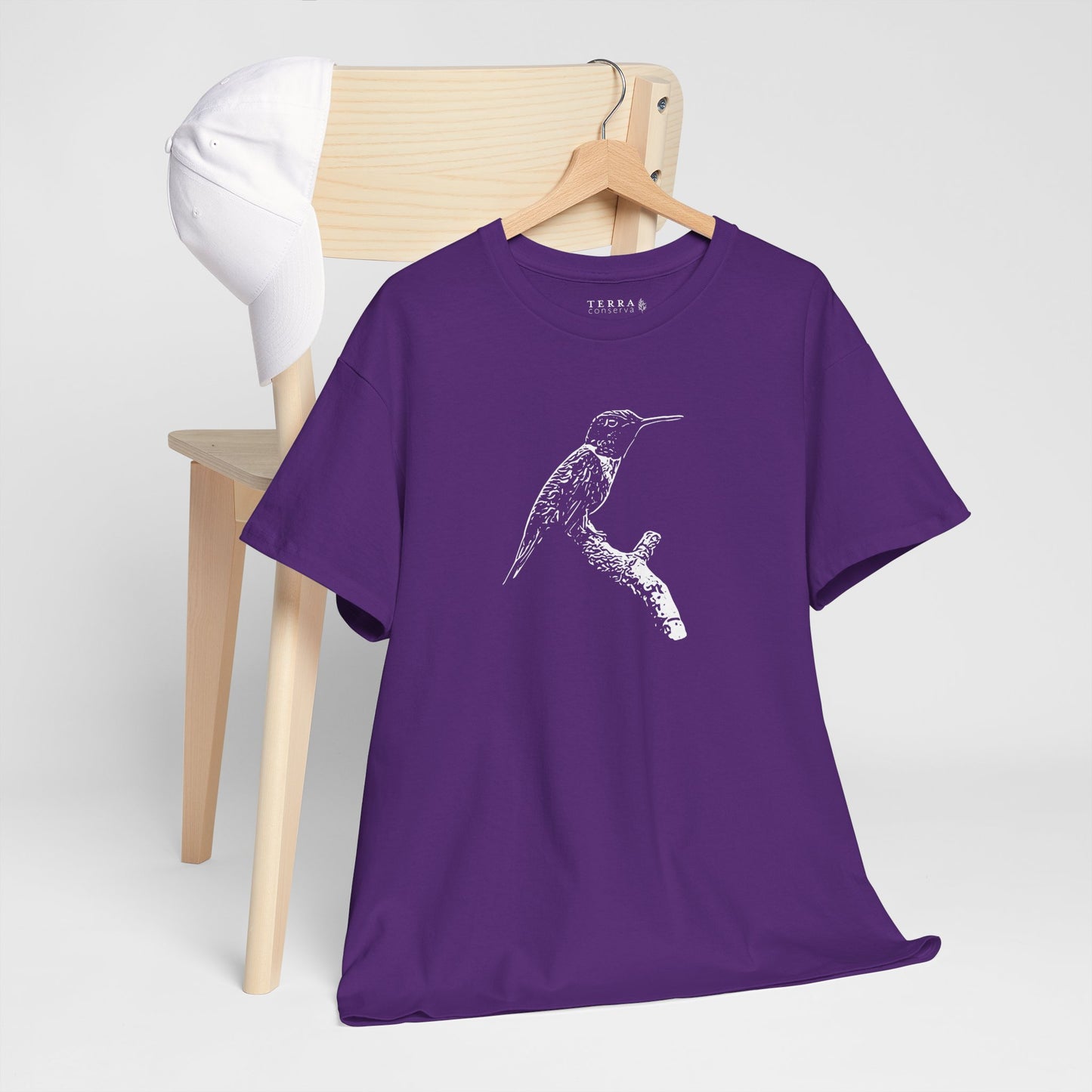 Hummingbird Adult 100% Cotton T-Shirt (Multicolors)