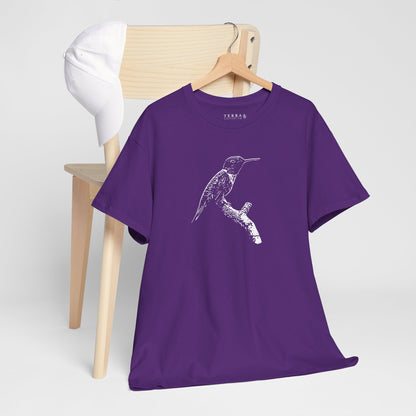 Hummingbird Adult 100% Cotton T-Shirt (Multicolors)